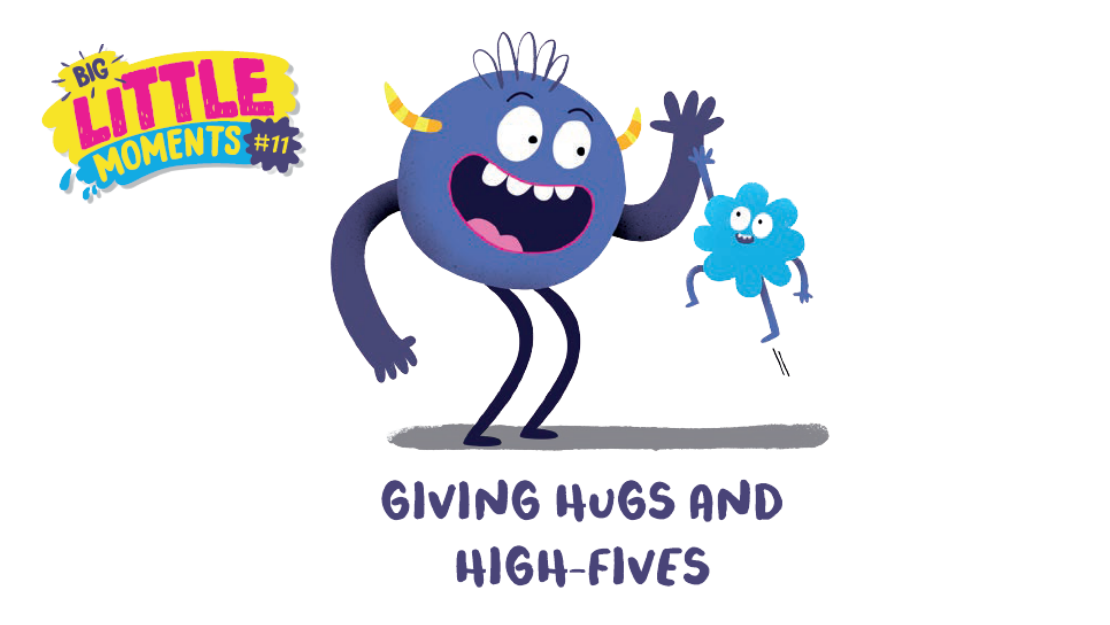 Giving Hugs And High-Fives